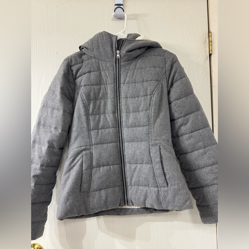 Hollister Sherpa  Lined Jacket - Small